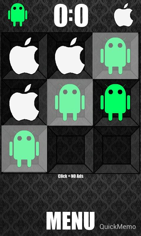 скачать игру tic tac toe: android vs iphone для android