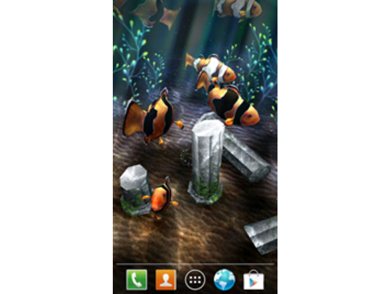 android my 3d fish - трехмерные рыбки